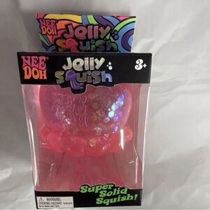Nee Doh Jolly Squish Pink Toy
